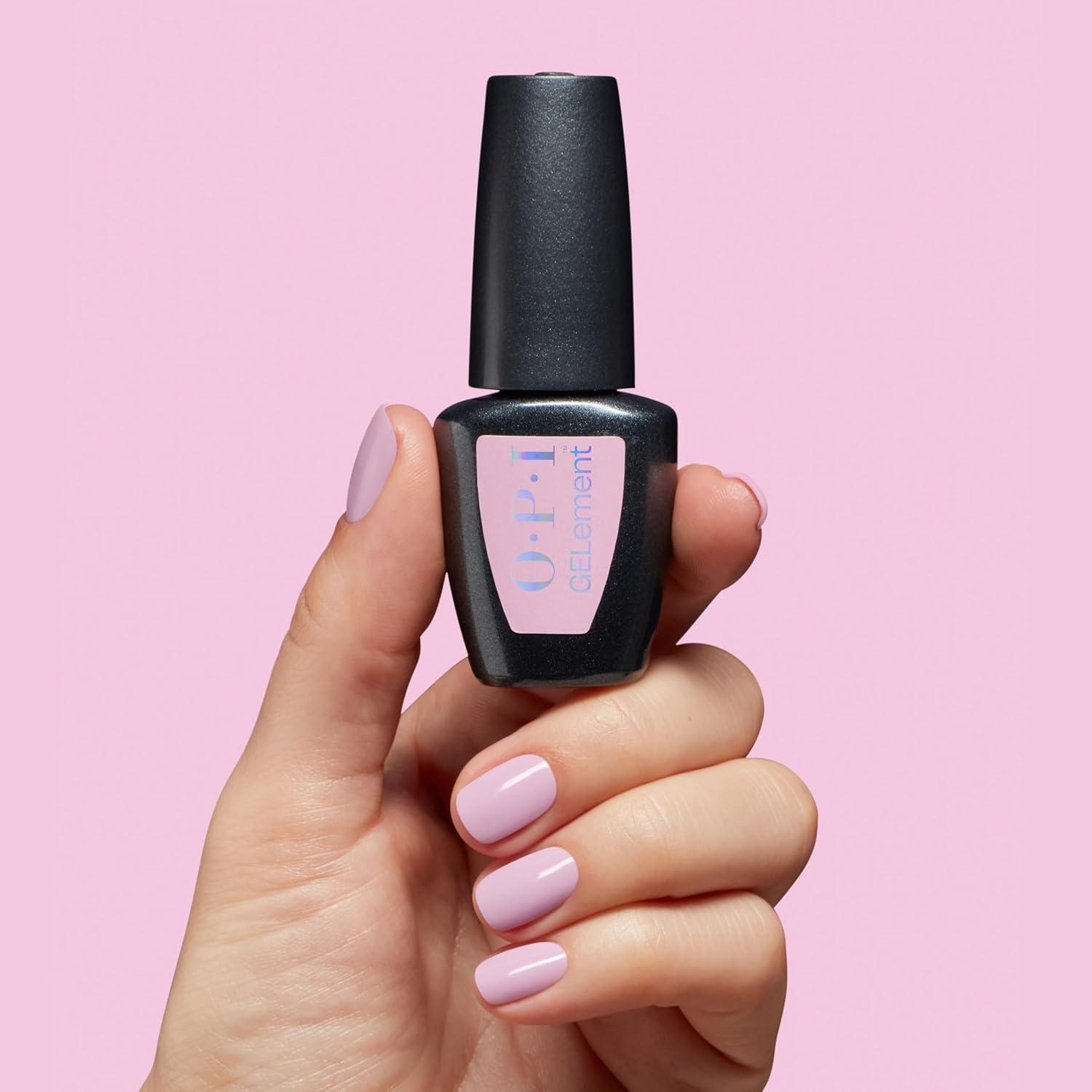 imageOPI GELement LED Cure Gel Nail Polish System DIY Salon Quality Assorted Colors Base amp Top Coat LED Curing Lamp Starter Kit Prep Supplies Sold Separately Vegan Soak Off RemovalLet Me Lavender Opaque Cool Soft Purple Crme