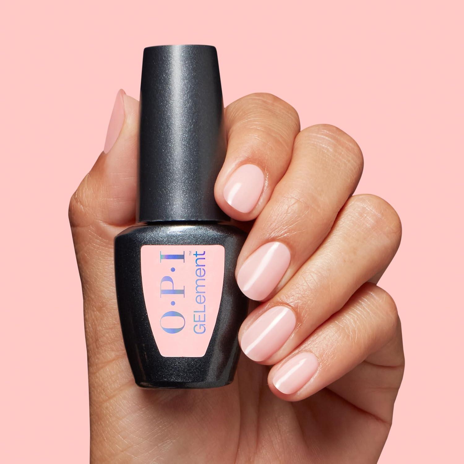 imageOPI GELement LED Cure Gel Nail Polish System DIY Salon Quality Assorted Colors Base amp Top Coat LED Curing Lamp Starter Kit Prep Supplies Sold Separately Vegan Soak Off RemovalMade Ya Blush SemiSheer Soft Light Pink Crme