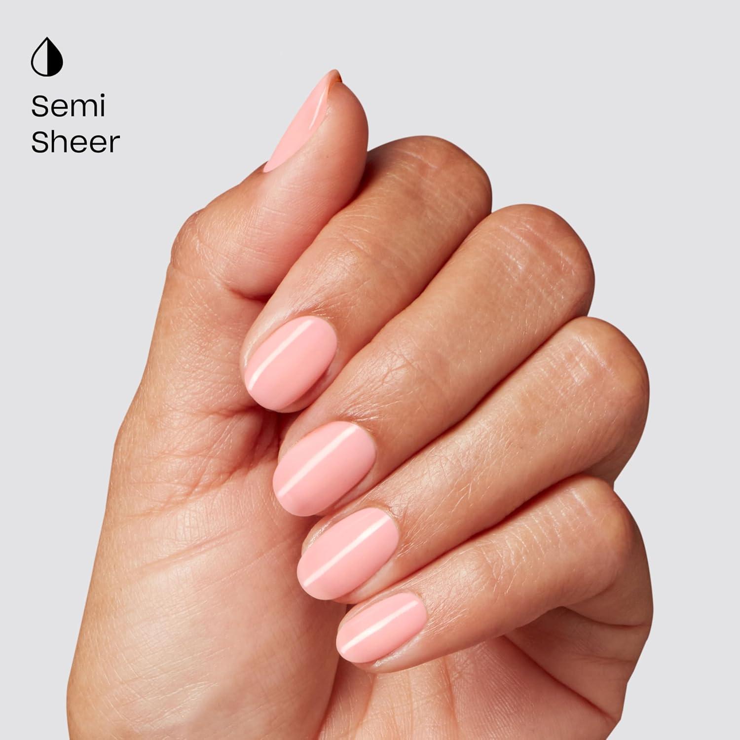 imageOPI GELement LED Cure Gel Nail Polish System DIY Salon Quality Assorted Colors Base amp Top Coat LED Curing Lamp Starter Kit Prep Supplies Sold Separately Vegan Soak Off RemovalMade Ya Blush SemiSheer Soft Light Pink Crme