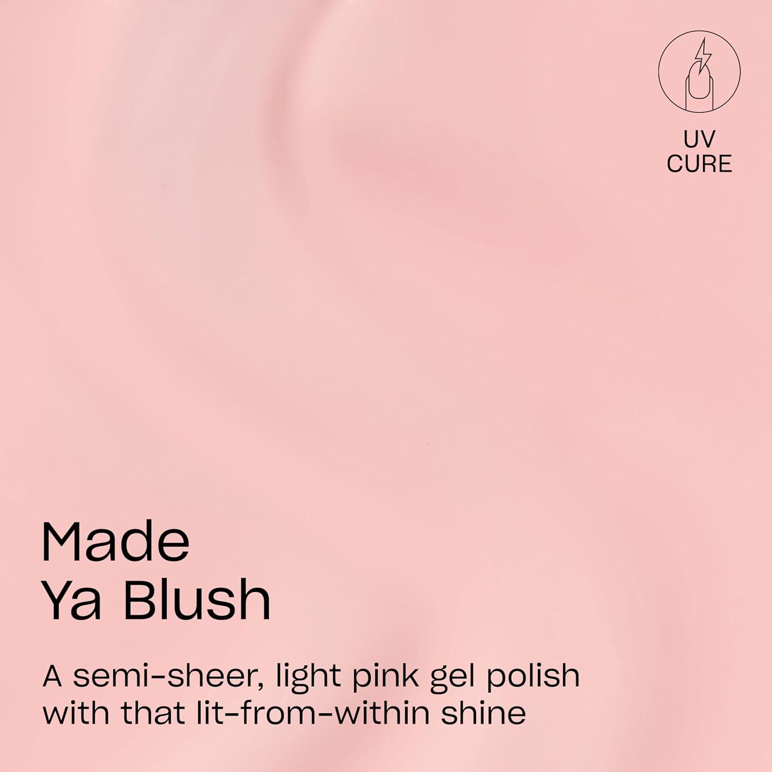 imageOPI GELement LED Cure Gel Nail Polish System DIY Salon Quality Assorted Colors Base amp Top Coat LED Curing Lamp Starter Kit Prep Supplies Sold Separately Vegan Soak Off RemovalMade Ya Blush SemiSheer Soft Light Pink Crme