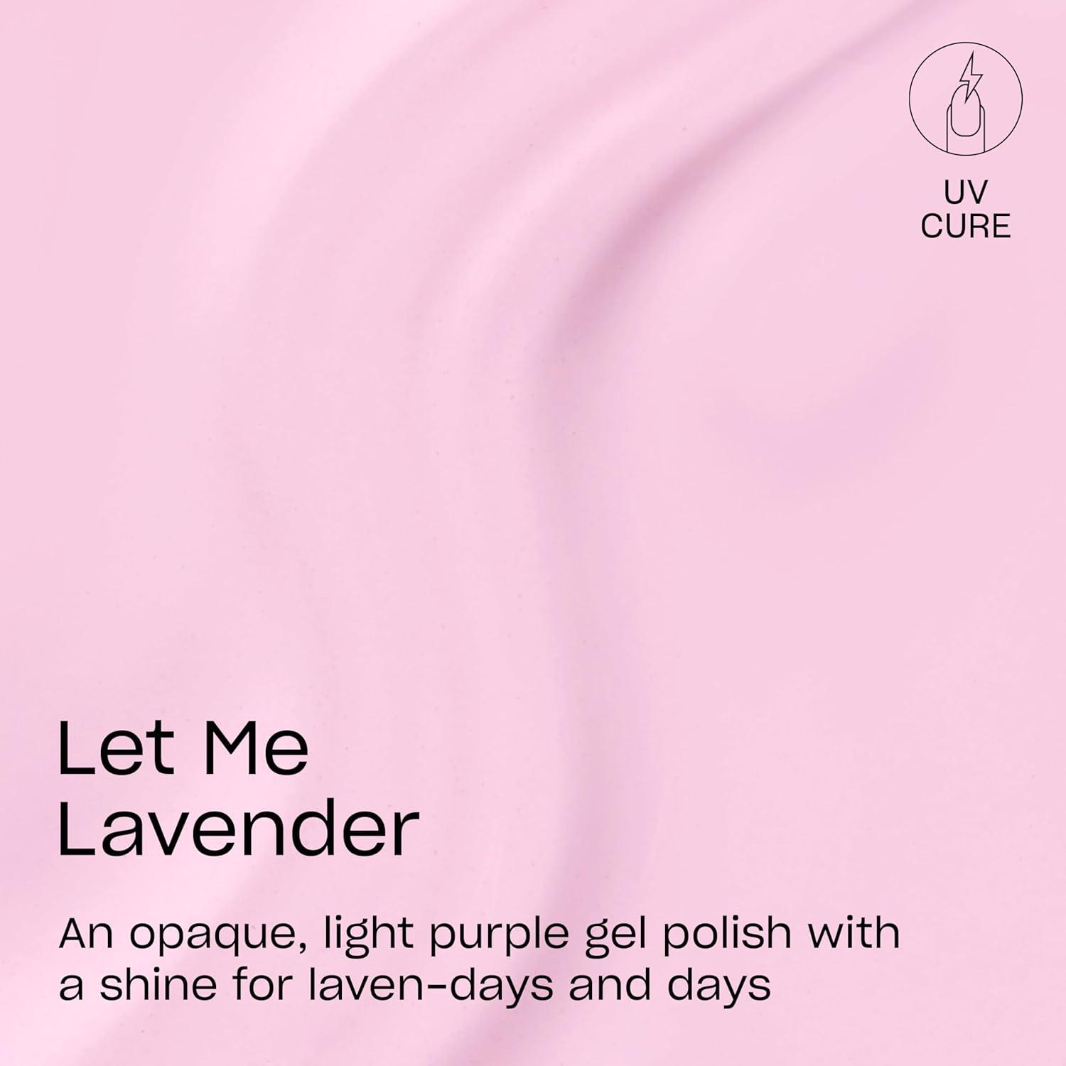 imageOPI GELement LED Cure Gel Nail Polish System DIY Salon Quality Assorted Colors Base amp Top Coat LED Curing Lamp Starter Kit Prep Supplies Sold Separately Vegan Soak Off RemovalLet Me Lavender Opaque Cool Soft Purple Crme