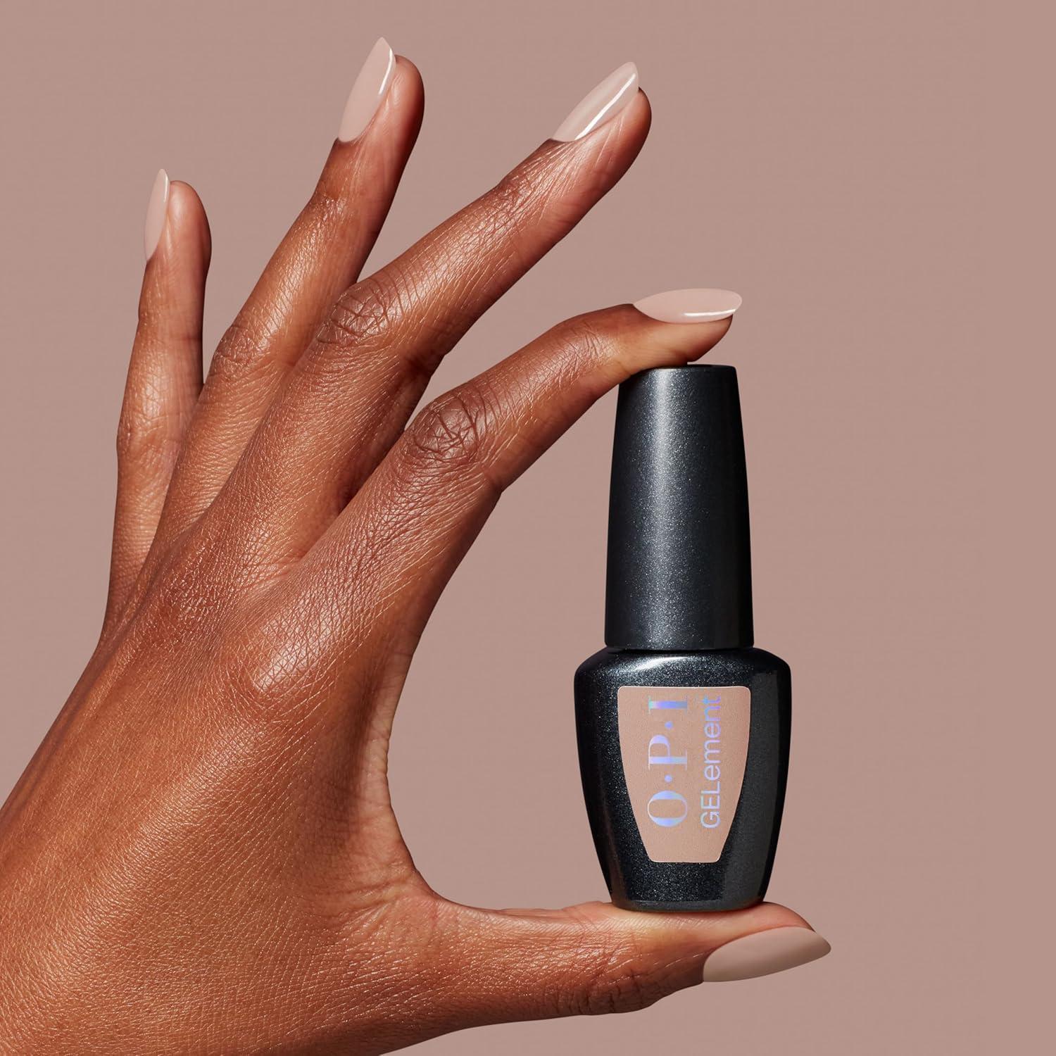 imageOPI GELement LED Cure Gel Nail Polish System DIY Salon Quality Assorted Colors Base amp Top Coat LED Curing Lamp Starter Kit Prep Supplies Sold Separately Vegan Soak Off RemovalJust Got Leid Opaque Soft Nude Brown Crme