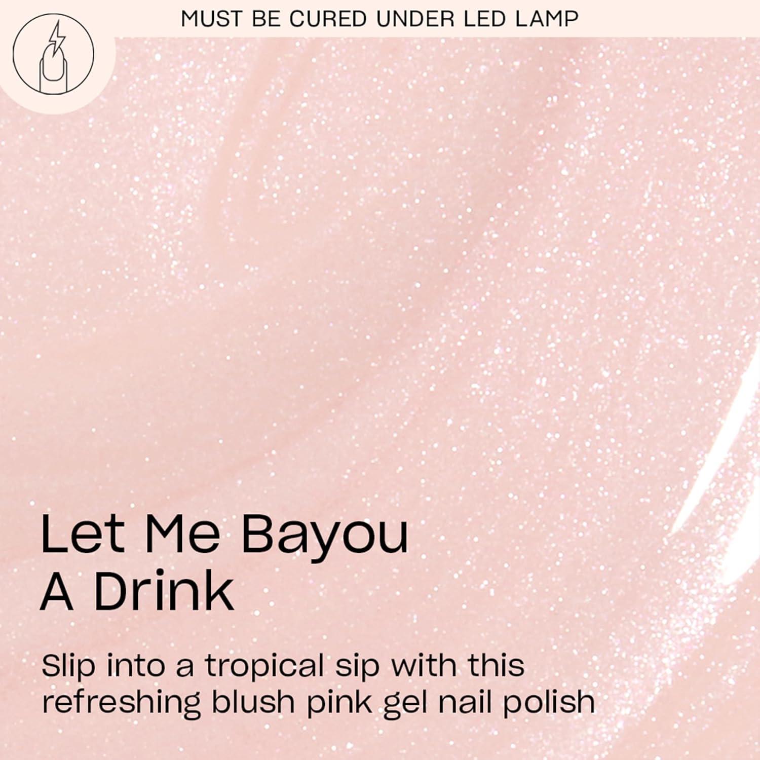 imageOPI GelColor LED Cure Gel Nail Polish Nude amp Brown Shades SalonQuality Shine LongLasting Wear Easily Soak Off Removal Vegan amp HEMA Free 05 Fl OzLet Me Bayou a Drink Sheer Soft Neutral Pink Shimmer