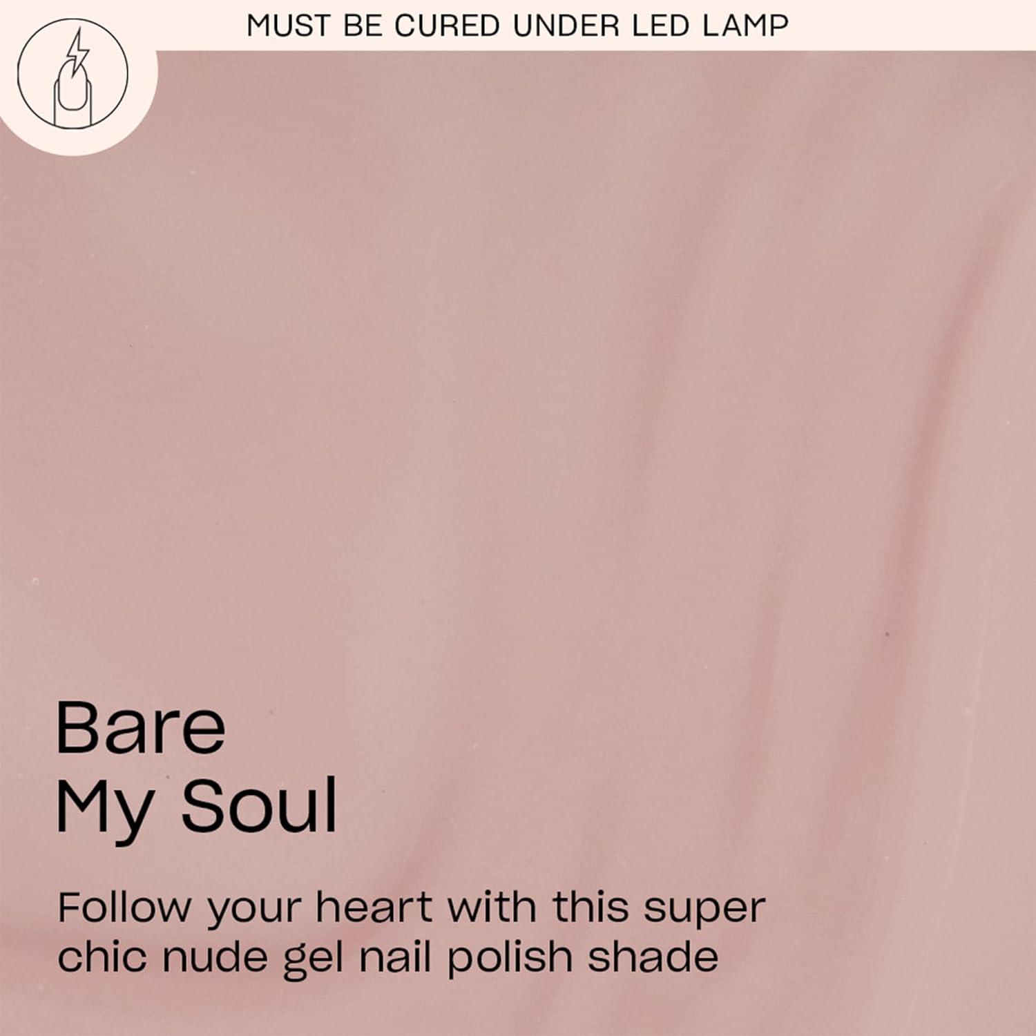 imageOPI GelColor LED Cure Gel Nail Polish Nude amp Brown Shades SalonQuality Shine LongLasting Wear Easily Soak Off Removal Vegan amp HEMA Free 05 Fl OzBare My Soul Sheer Soft Beige