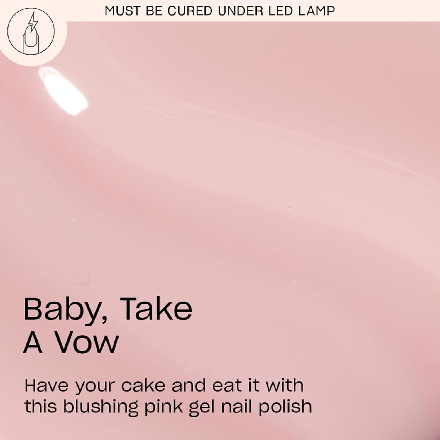 imageOPI GelColor LED Cure Gel Nail Polish Nude amp Brown Shades SalonQuality Shine LongLasting Wear Easily Soak Off Removal Vegan amp HEMA Free 05 Fl OzBaby Take a Vow Sheer Soft Neutral Pink