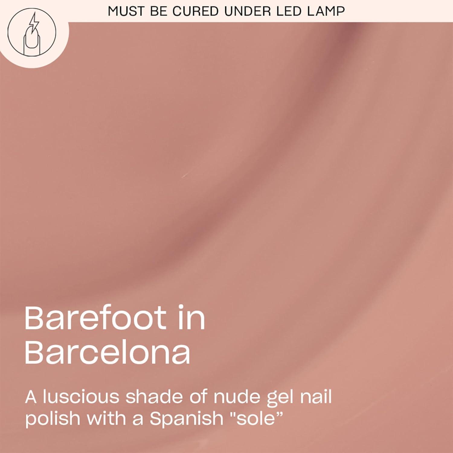 imageOPI GelColor LED Cure Gel Nail Polish Nude amp Brown Shades SalonQuality Shine LongLasting Wear Easily Soak Off Removal Vegan amp HEMA Free 05 Fl OzBarefoot in Barcelona Opaque Dark Warm Nude