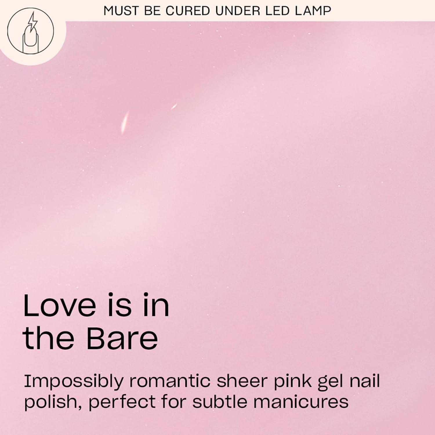 imageOPI GelColor LED Cure Gel Nail Polish Nude amp Brown Shades SalonQuality Shine LongLasting Wear Easily Soak Off Removal Vegan amp HEMA Free 05 Fl OzLove is in the Bare Sheer Soft Pink