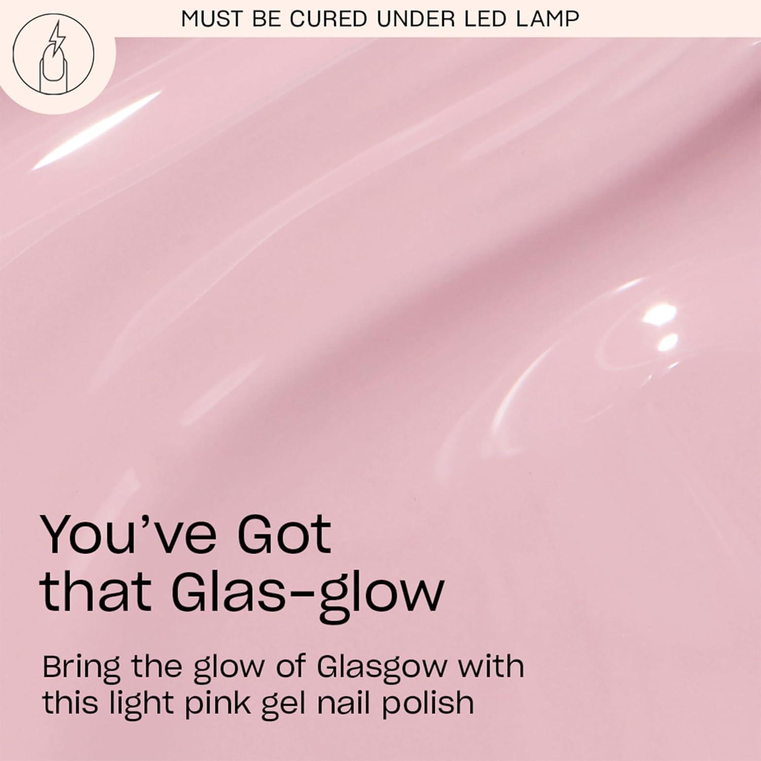 imageOPI GelColor LED Cure Gel Nail Polish Nude amp Brown Shades SalonQuality Shine LongLasting Wear Easily Soak Off Removal Vegan amp HEMA Free 05 Fl OzYouve Got that Glasglow Opaque Light Neutral Pink