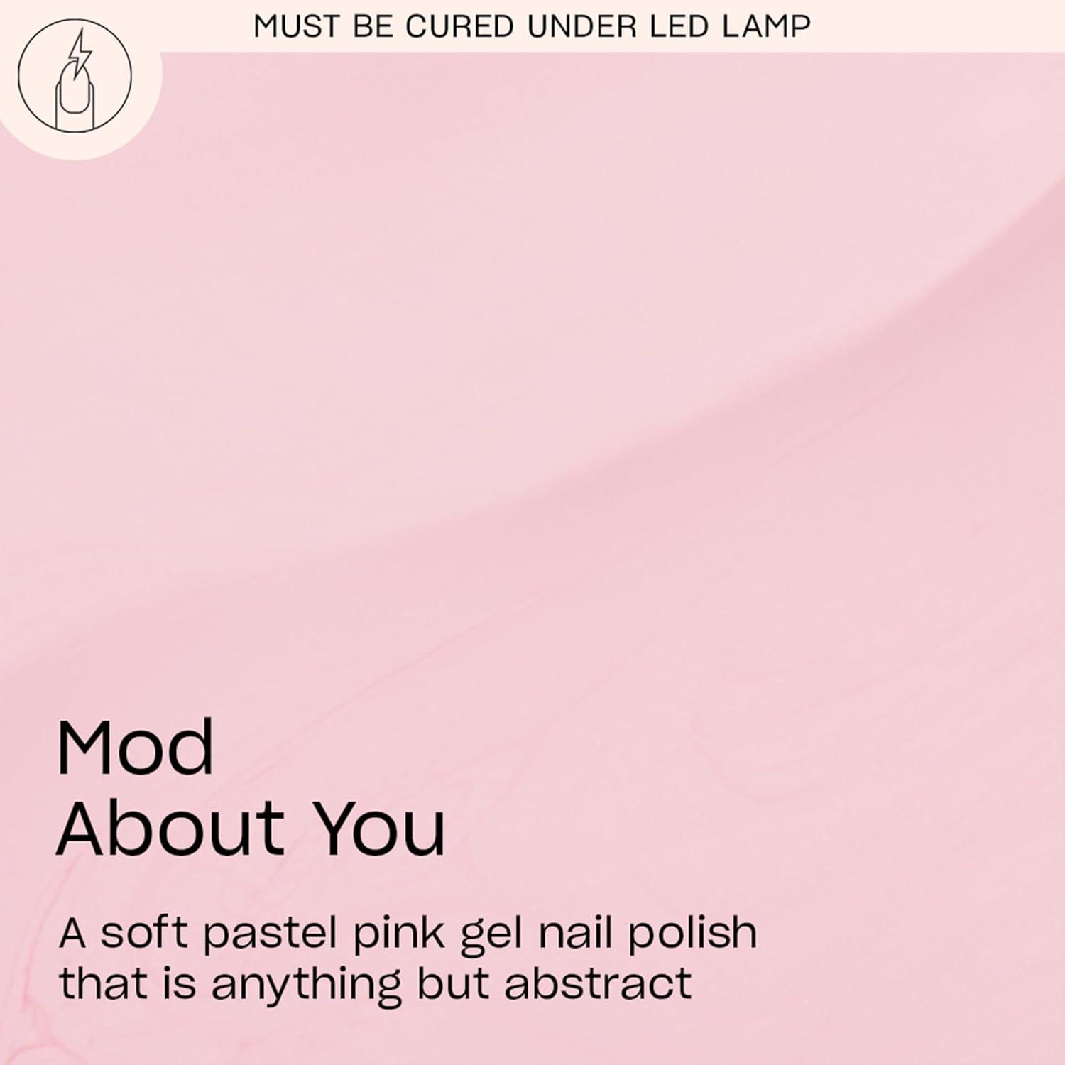 imageOPI GelColor LED Cure Gel Nail Polish Pink amp Purple Shades SalonQuality Shine LongLasting Wear Easily Soak Off Removal Vegan amp HEMA Free 05 Fl OzMod About You Opaque Soft Pastel Pink