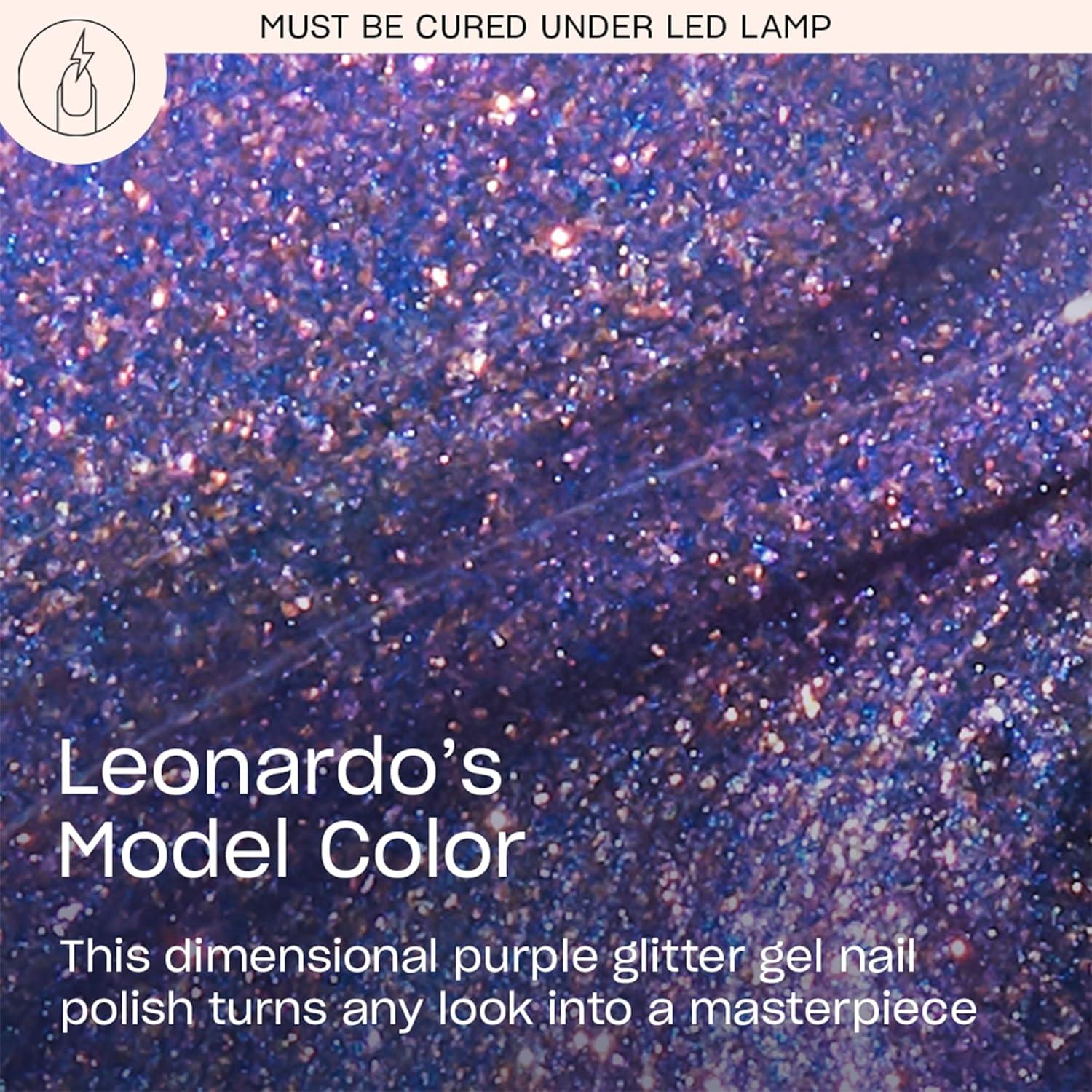 imageOPI GelColor LED Cure Gel Nail Polish Pink amp Purple Shades SalonQuality Shine LongLasting Wear Easily Soak Off Removal Vegan amp HEMA Free 05 Fl OzLeonardos Model Color Opaque Dark Purple Shimmer