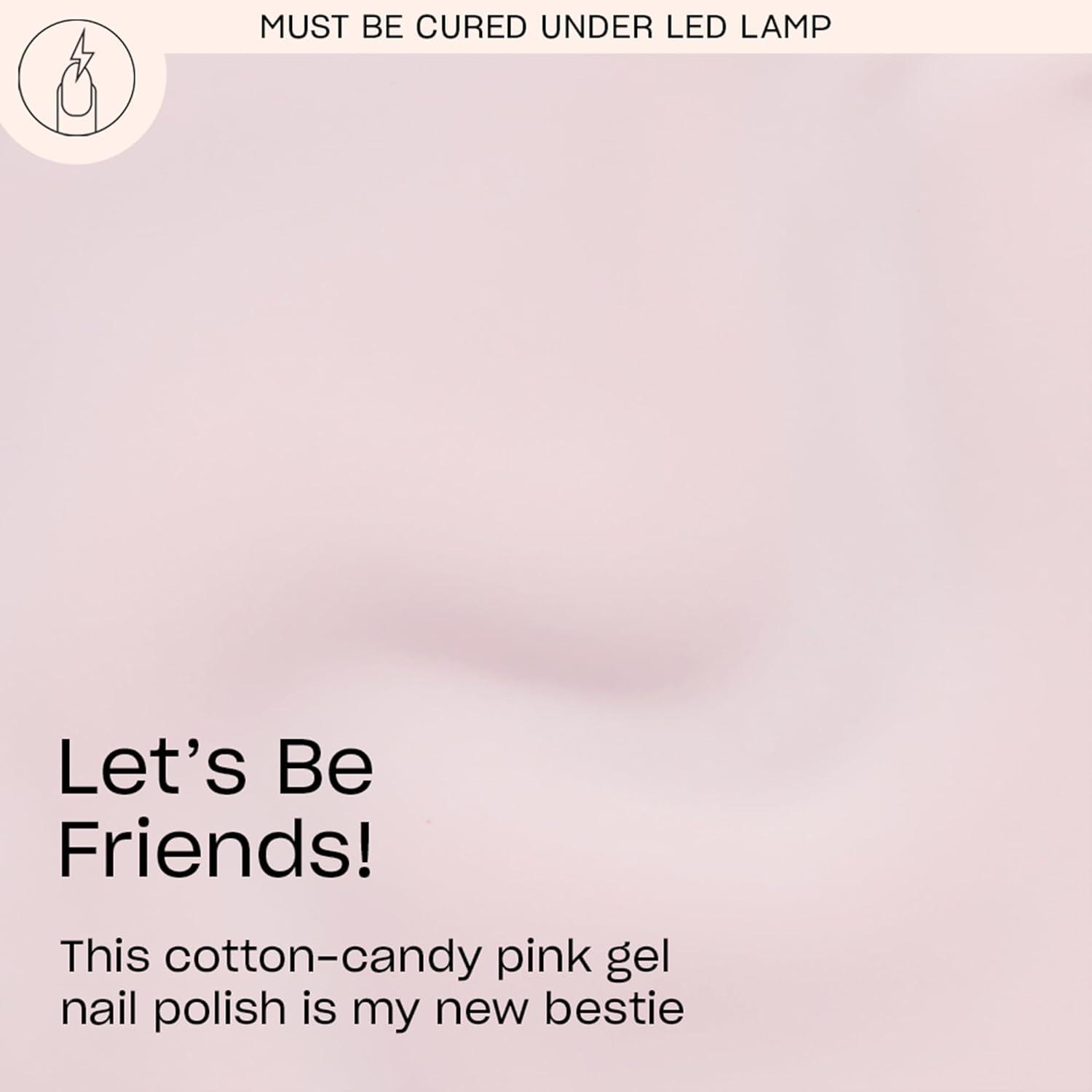 imageOPI GelColor LED Cure Gel Nail Polish Pink amp Purple Shades SalonQuality Shine LongLasting Wear Easily Soak Off Removal Vegan amp HEMA Free 05 Fl OzLets Be Friends Opaque Soft Cool Pink