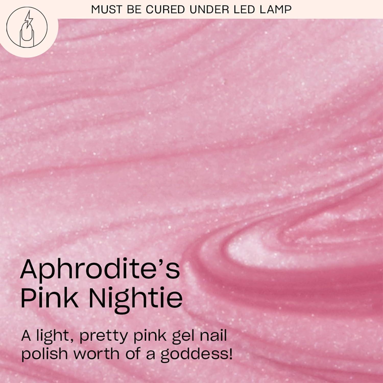 imageOPI GelColor LED Cure Gel Nail Polish Pink amp Purple Shades SalonQuality Shine LongLasting Wear Easily Soak Off Removal Vegan amp HEMA Free 05 Fl OzAphrodites Pink Nightie Sheer Cool Pink Pearl Shimmer