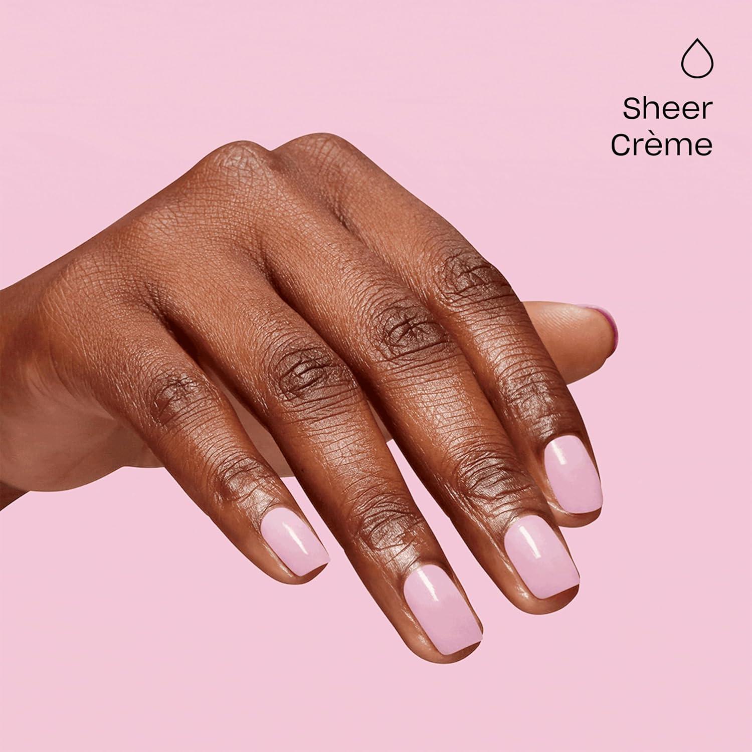 imageOPI GelColor LED Cure Gel Nail Polish Pink amp Purple Shades SalonQuality Shine LongLasting Wear Easily Soak Off Removal Vegan amp HEMA Free 05 Fl OzIts a Girl Sheer Soft Baby Pink