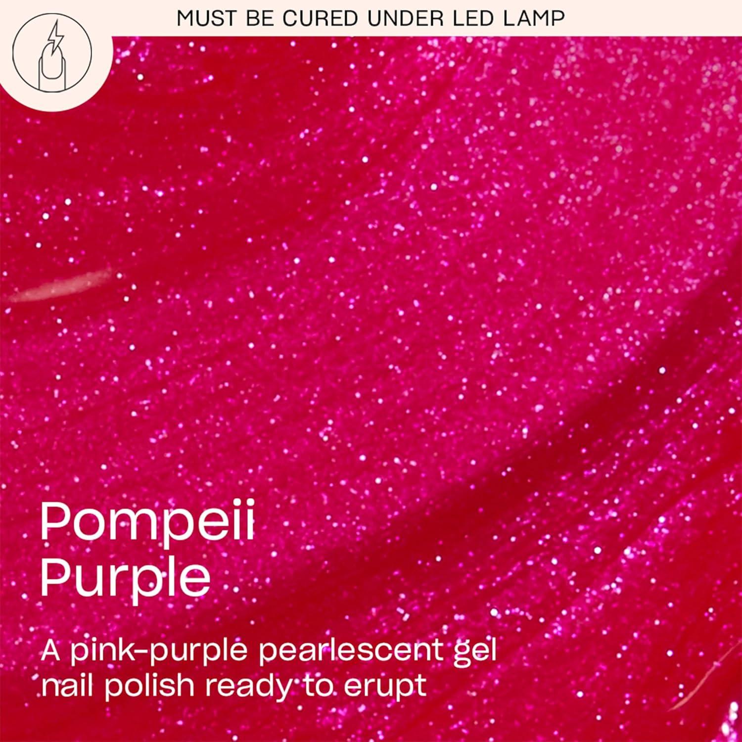 imageOPI GelColor LED Cure Gel Nail Polish Pink amp Purple Shades SalonQuality Shine LongLasting Wear Easily Soak Off Removal Vegan amp HEMA Free 05 Fl OzPompeii Purple Opaque Bright PinkPurple Pearl Shimmer