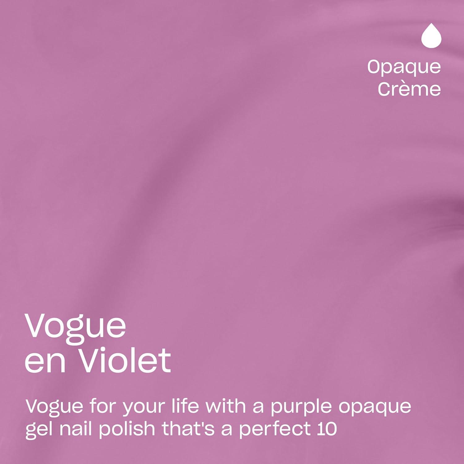 imageOPI GelColor LED Cure Gel Nail Polish Pink amp Purple Shades SalonQuality Shine LongLasting Wear Easily Soak Off Removal Vegan amp HEMA Free 05 Fl OzVogue en Violet Opaque Soft Purple