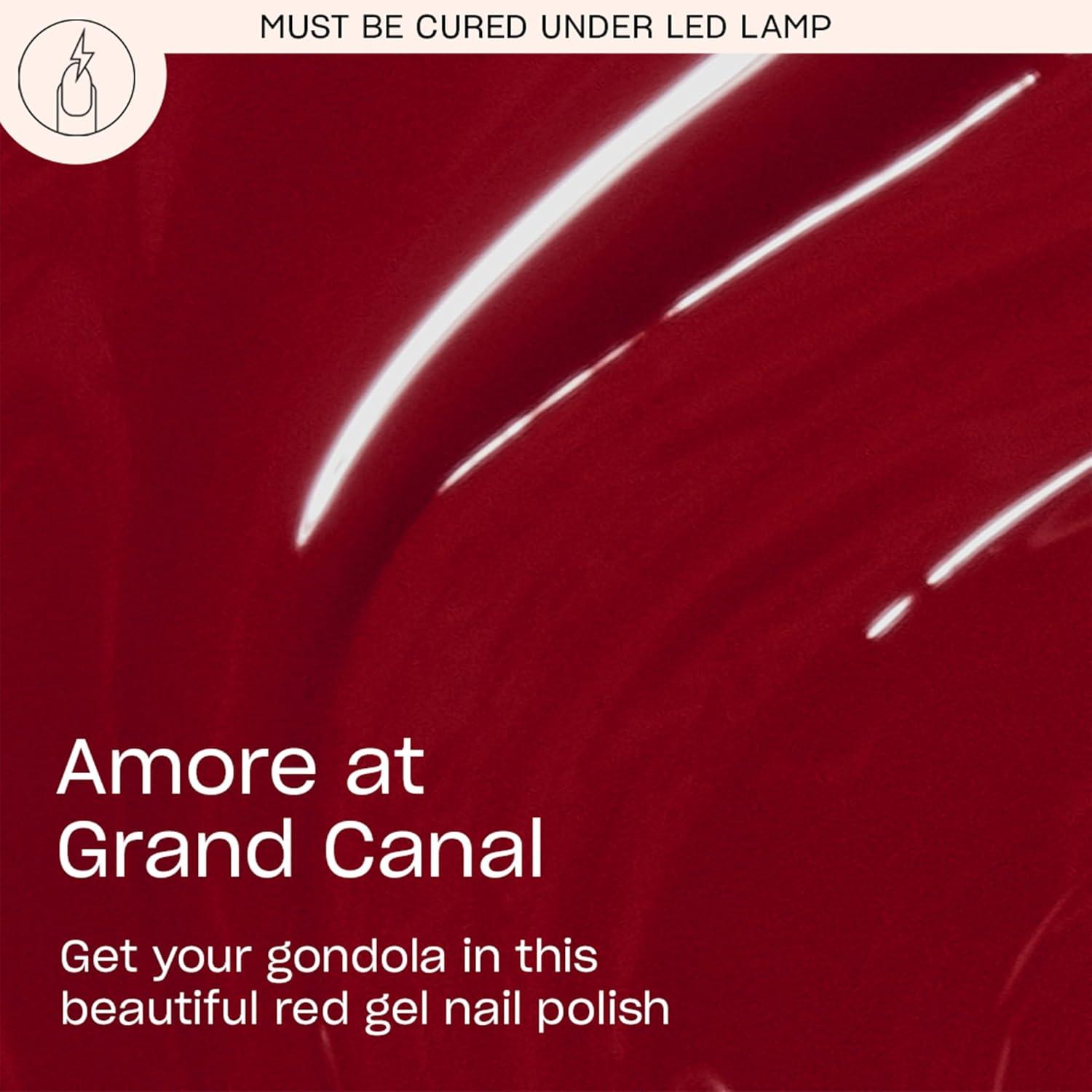 imageOPI GelColor LED Cure Gel Nail Polish Red Shades SalonQuality Shine LongLasting Wear Easily Soak Off Removal Vegan amp HEMA Free 05 Fl OzAmore at the Grand Canal Opaque Deep Warm Red