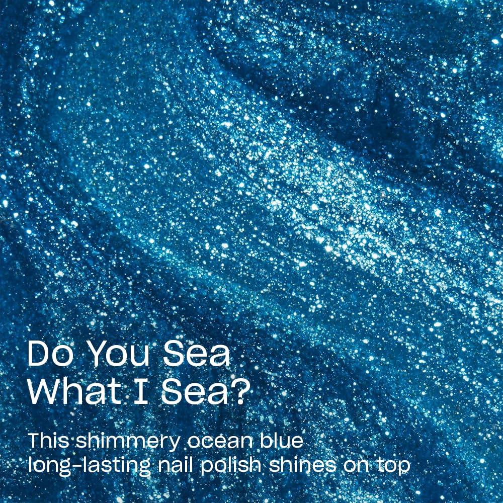 imageOPI Infinite Shine Nail Polish Blues amp Greens Gellike Wear amp Shine Vegan Long Lasting Streak FreeDo You Sea What I Sea