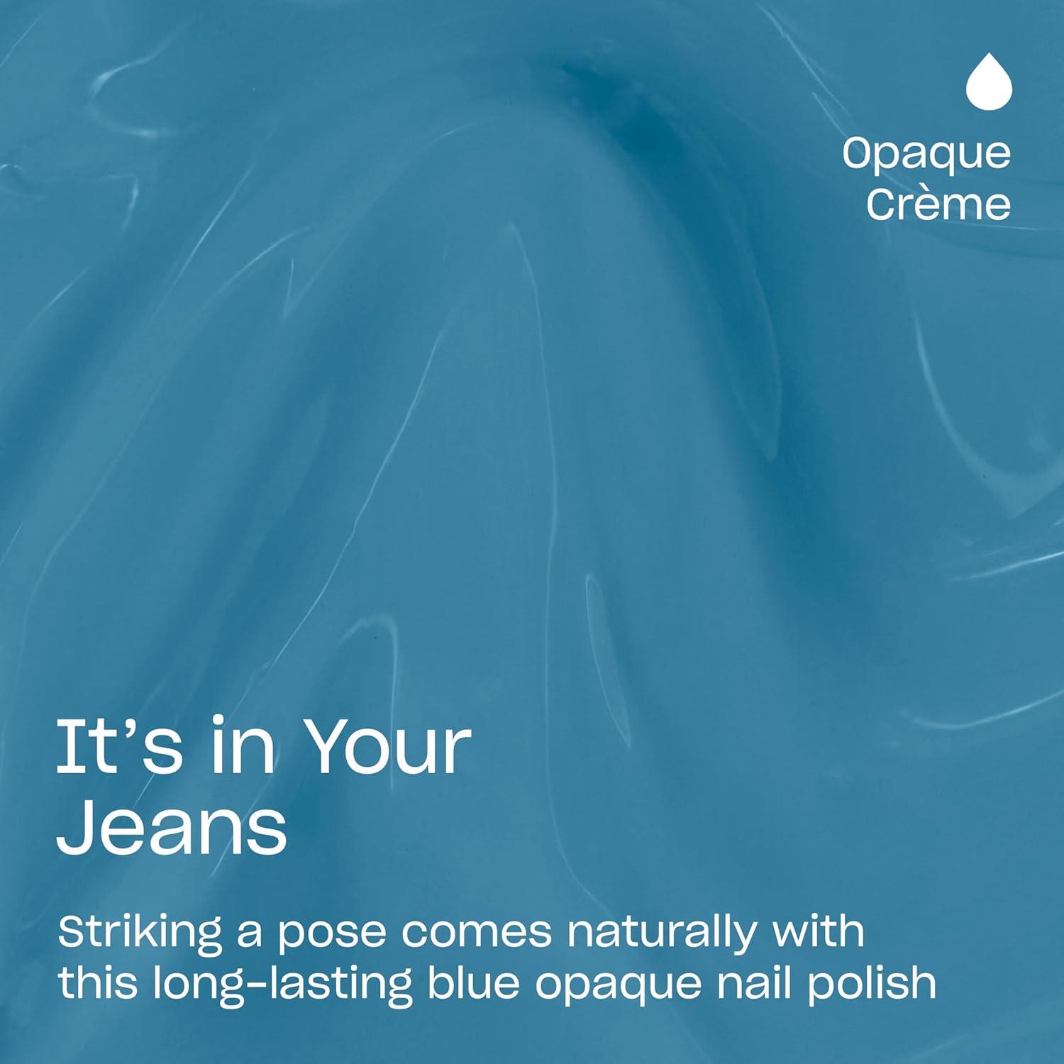 imageOPI Infinite Shine Nail Polish Blues amp Greens Gellike Wear amp Shine Vegan Long Lasting Streak FreeIts in Your Jeans