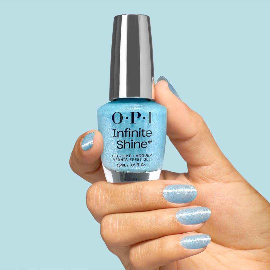 imageOPI Infinite Shine Nail Polish Blues amp Greens Gellike Wear amp Shine Vegan Long Lasting Streak FreeLiving the Fantasea