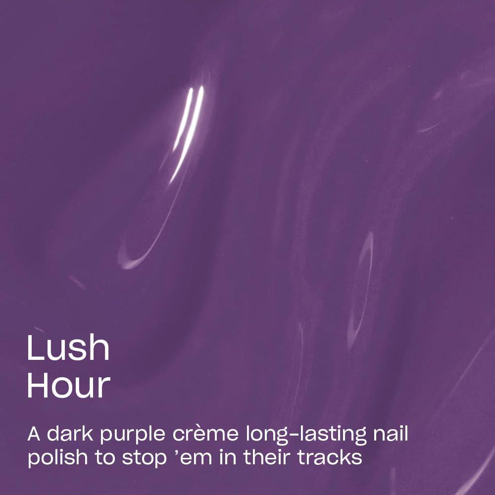 imageOPI Infinite Shine Nail Polish Pinks amp Purples Gellike Wear amp Shine Vegan Long Lasting Streak FreeLush Hour