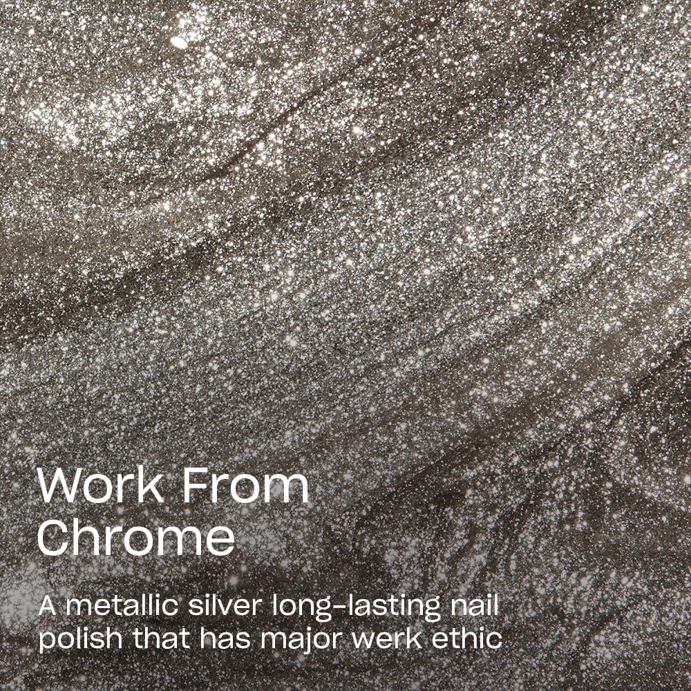 imageOPI Infinite Shine Nail Polish Whites Grays amp Blacks Gellike Wear amp Shine Vegan Long Lasting Streak FreeWork From Chrome