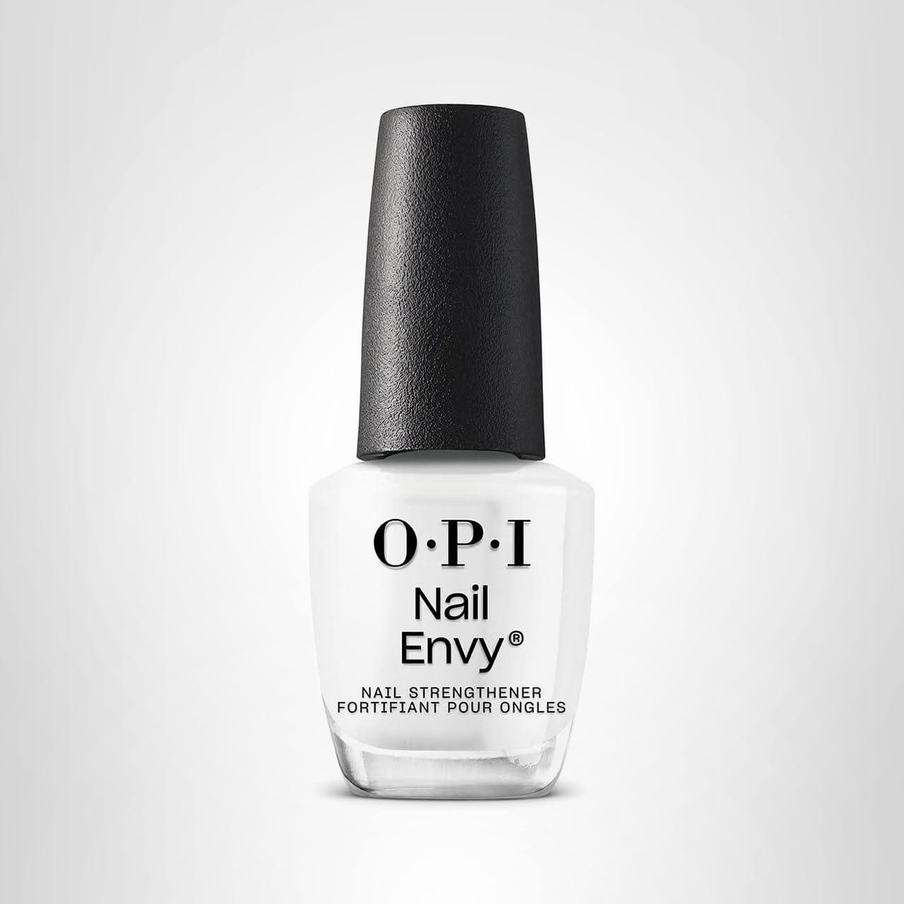 imageOPI Nail Envy Nail Strengthener Clear amp Opaque Crme Nail Polish Treatment Strengthen Weak amp Thin NailsAlpine Snow