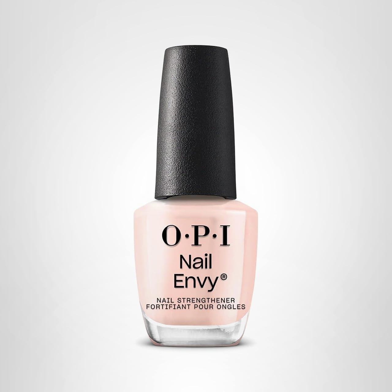 imageOPI Nail Envy Nail Strengthener Clear amp Opaque Crme Nail Polish Treatment Strengthen Weak amp Thin NailsBubble Bath