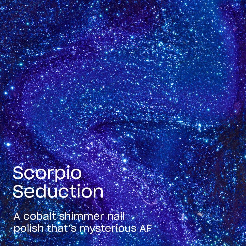 imageOPI Nail Lacquer Classic Nail Polish Colors Blue amp Green Shades Crme Shimmer and Glitter Chip Resistant NailPolish Fast Drying Streakfree Formula 05 Fl OzScorpio Seduction Opaque Dark Blue Shimmer