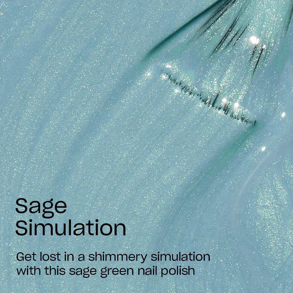 imageOPI Nail Lacquer Classic Nail Polish Colors Blue amp Green Shades Crme Shimmer and Glitter Chip Resistant NailPolish Fast Drying Streakfree Formula 05 Fl OzSage Simulation Opaque Light Green Shimmer