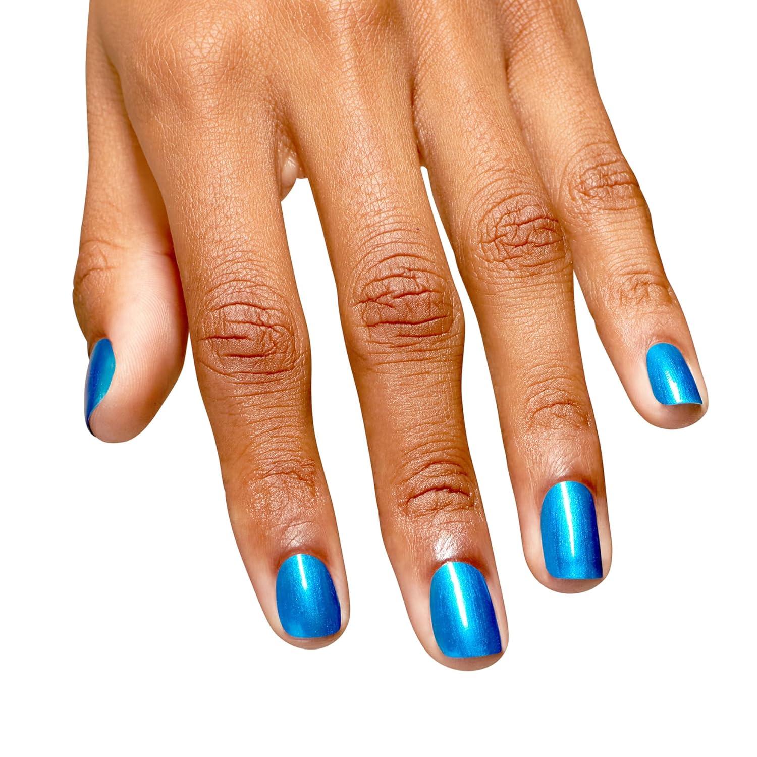 imageOPI Nail Lacquer Classic Nail Polish Colors Blue amp Green Shades Crme Shimmer and Glitter Chip Resistant NailPolish Fast Drying Streakfree Formula 05 Fl OzY2Slay Opaque Bright Blue Metallic