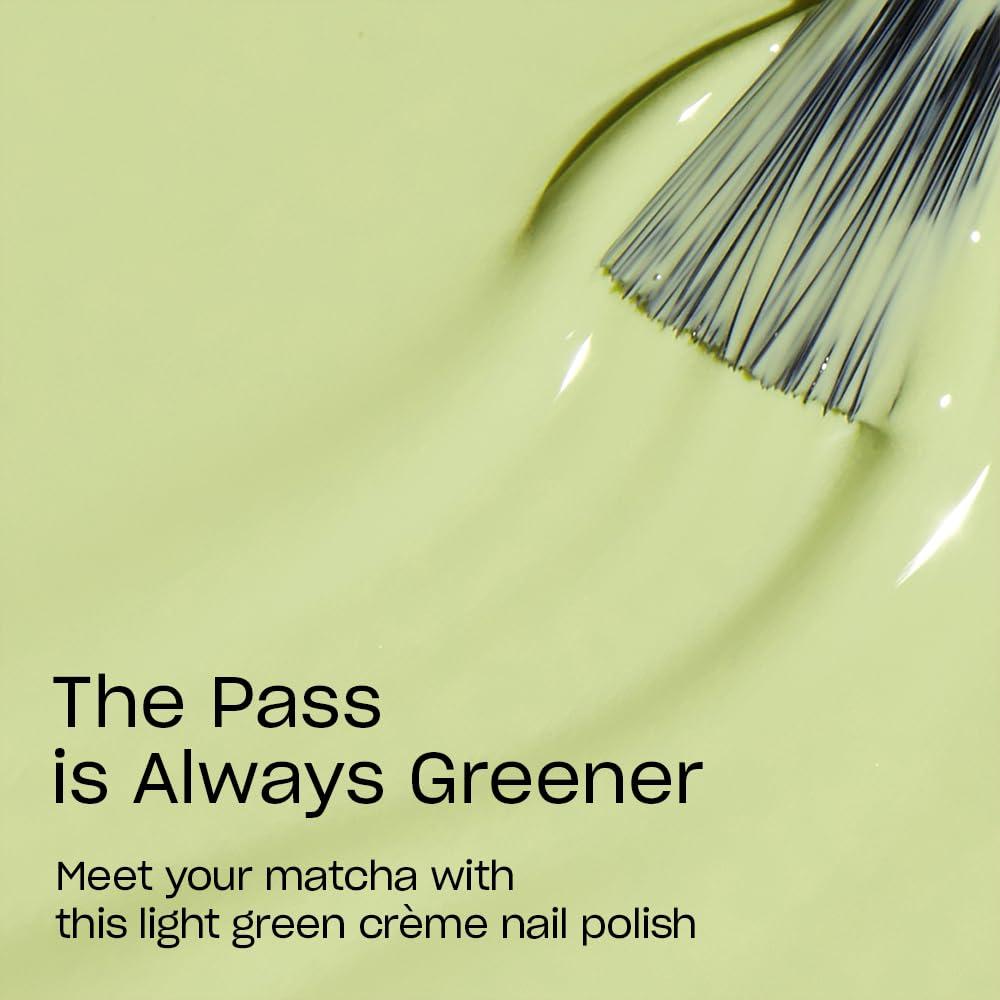 imageOPI Nail Lacquer Classic Nail Polish Colors Blue amp Green Shades Crme Shimmer and Glitter Chip Resistant NailPolish Fast Drying Streakfree Formula 05 Fl OzThe Pass is Always Greener Opaque Light Green