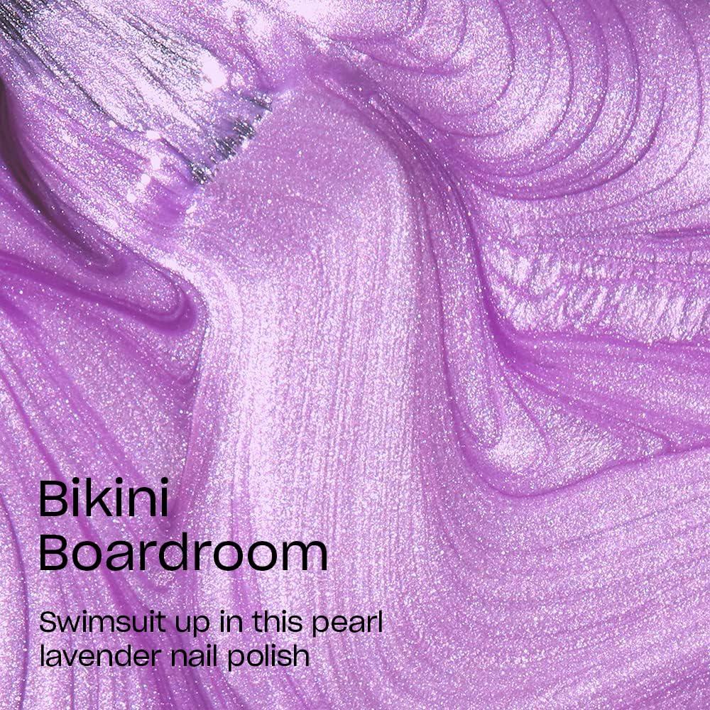 imageOPI Nail Lacquer Classic Nail Polish Colors Pink amp Purple Shades Crme Shimmer and Glitter Chip Resistant NailPolish Fast Drying Streakfree Formula 05 Fl OzBikini Boardroom Opaque Soft Purple Pearl