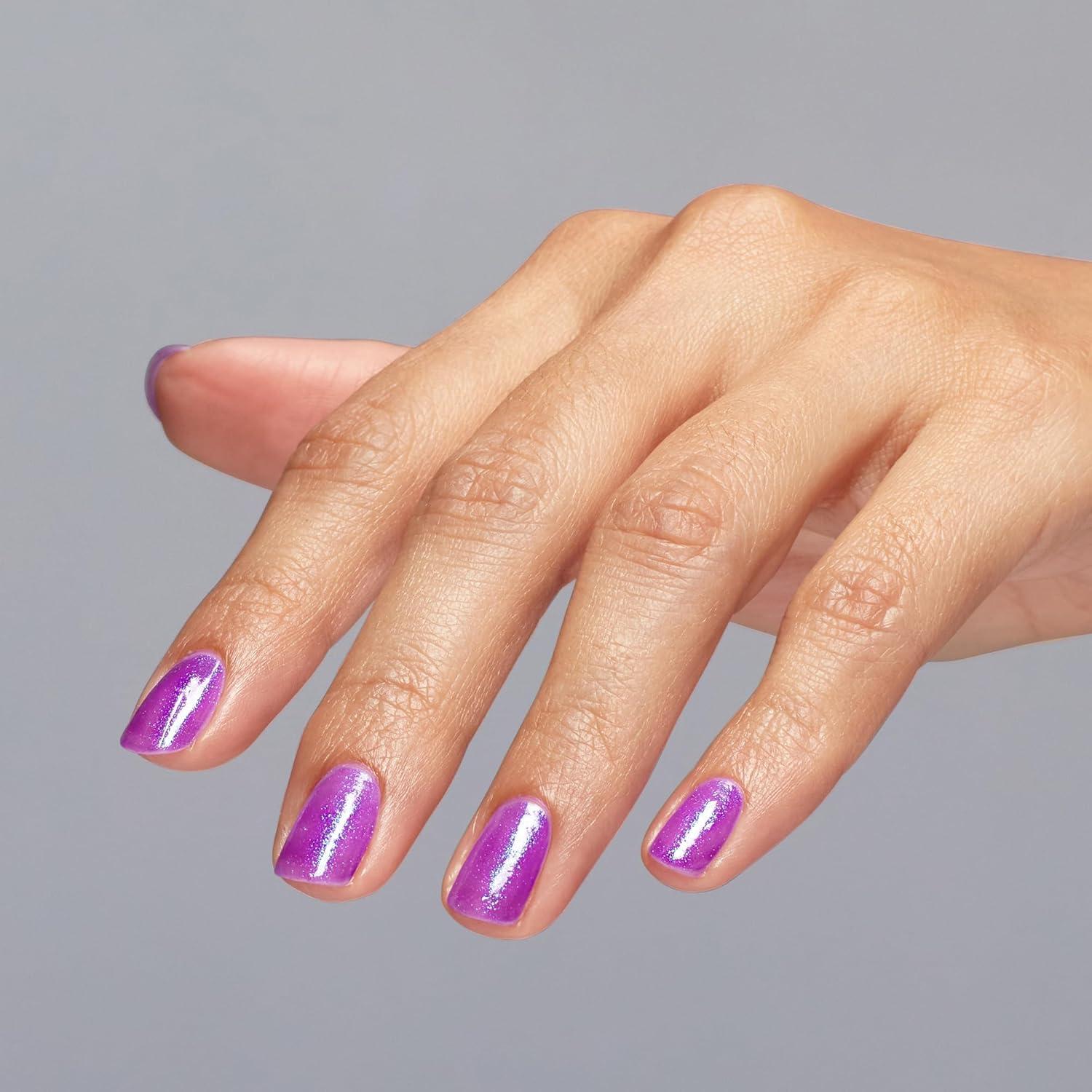 imageOPI Nail Lacquer Classic Nail Polish Colors Pink amp Purple Shades Crme Shimmer and Glitter Chip Resistant NailPolish Fast Drying Streakfree Formula 05 Fl OzFeelin Librated Sheer Bright Purple Shimmer