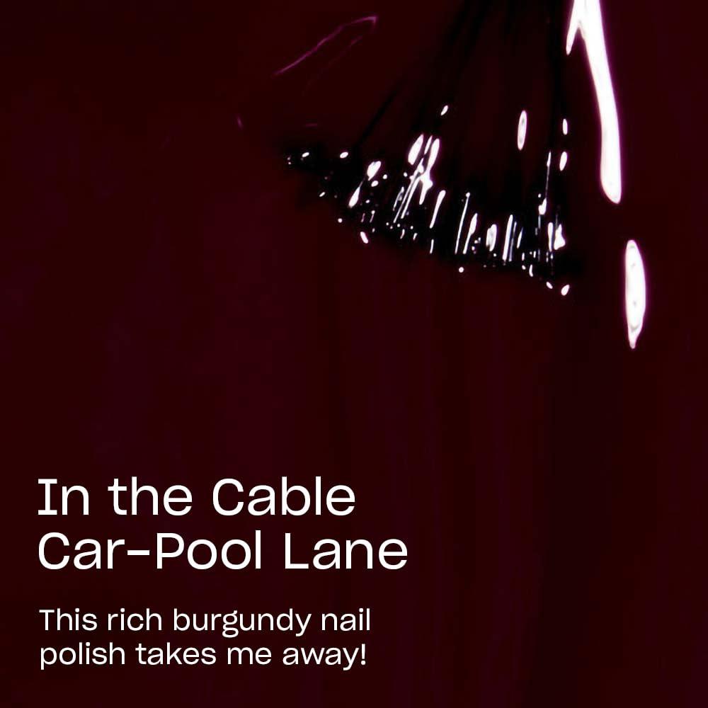 imageOPI Nail Lacquer Classic Nail Polish Colors Red Shades Crme Shimmer and Glitter Chip Resistant NailPolish Fast Drying Streakfree Formula 05 Fl OzIn the Cable CarPool Lane