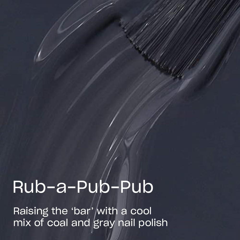 imageOPI Nail Lacquer Classic Nail Polish Colors White Gray amp Black Shades Crme Shimmer and Glitter Chip Resistant NailPolish Fast Drying Streakfree Formula 05 Fl OzRubaPubPub Opaque Dark Gray