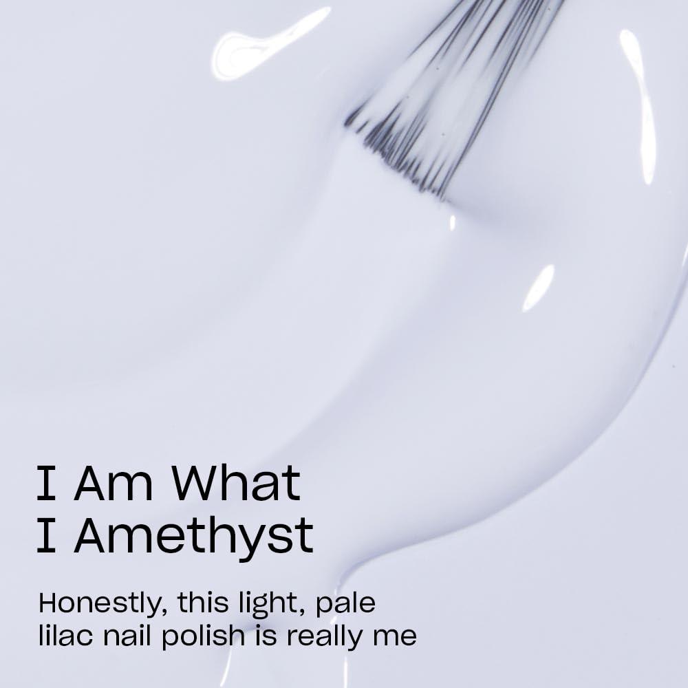 imageOPI Nail Lacquer Classic Nail Polish Colors White Gray amp Black Shades Crme Shimmer and Glitter Chip Resistant NailPolish Fast Drying Streakfree Formula 05 Fl OzI Am What I Amethyst Opaque Soft Blue