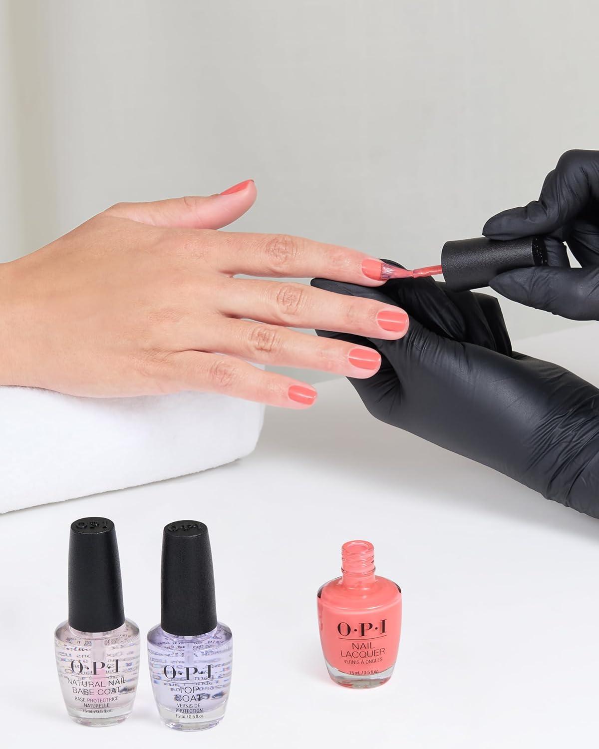 imageOPI Nail Lacquer Classic Nail Polish Colors Yellow amp Orange Shades Crme Shimmer and Glitter Chip Resistant NailPolish Fast Drying Streakfree Formula 05 Fl OzBubblegum Goth Opaque Bright Warm Pink