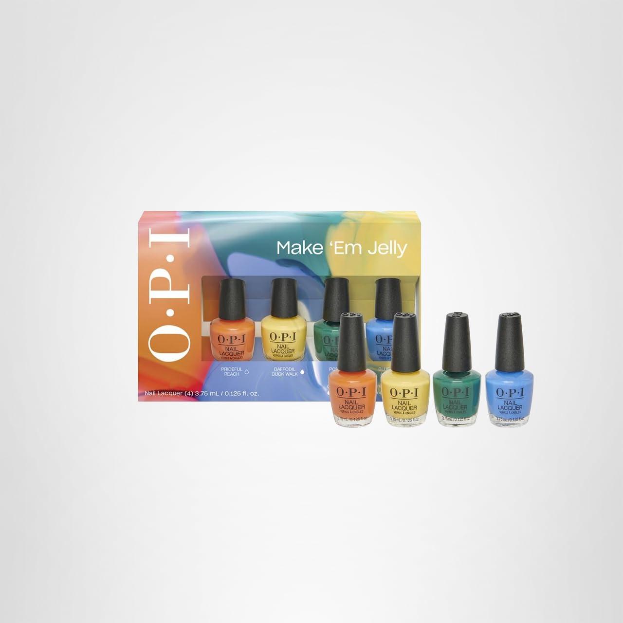 imageOPI Nail Lacquer Gift Sets Creme amp Shimmer Shades Chip Resistant Nail Polish Summer Fall amp Winter Holiday 2025 Collections Mini PacksSummer Shades 4PC Mini Nail Lacquer Gift Set