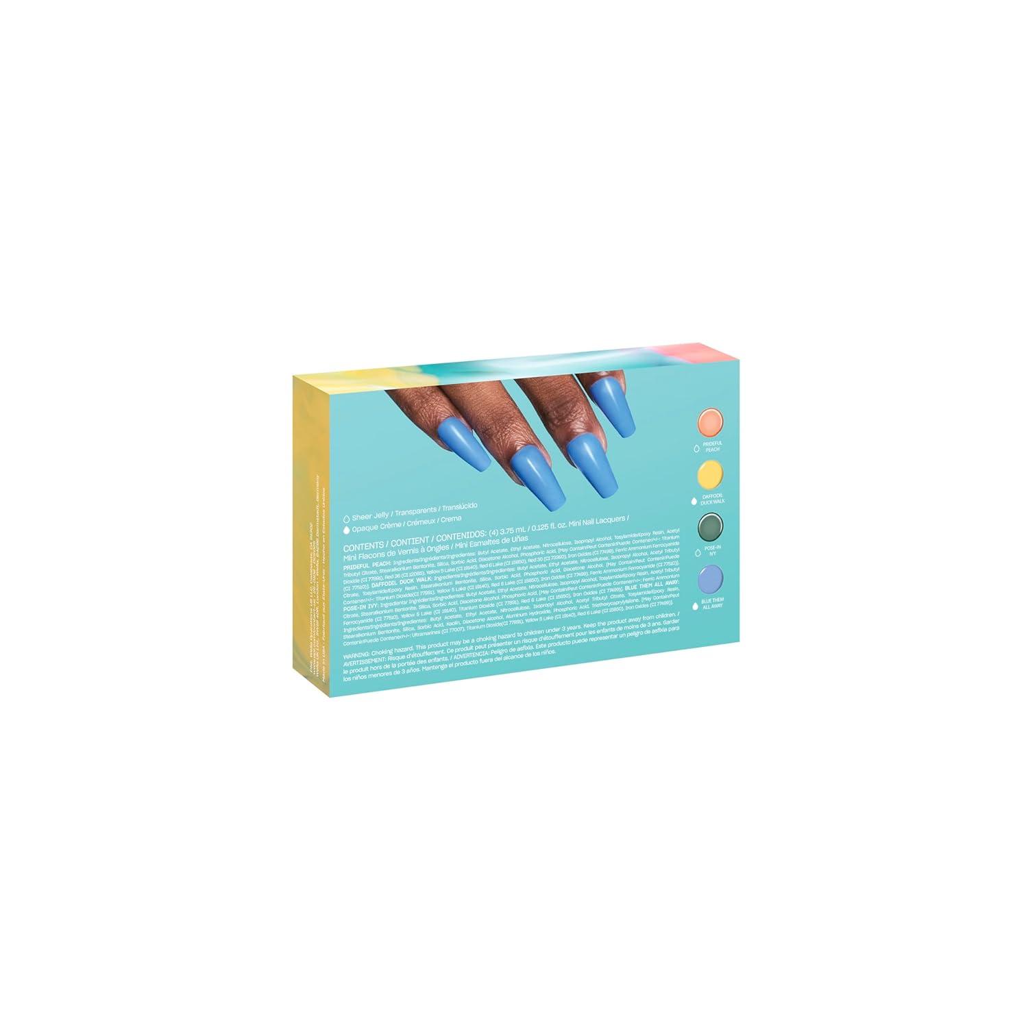imageOPI Nail Lacquer Gift Sets Creme amp Shimmer Shades Chip Resistant Nail Polish Summer Fall amp Winter Holiday 2025 Collections Mini PacksSummer Shades 4PC Mini Nail Lacquer Gift Set