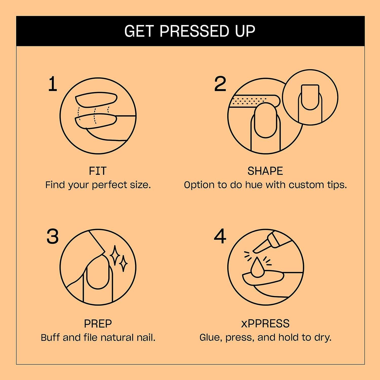 imageOPI On Point Press On Nails Short Round Classic amp Accent Nail Art Press On Nails 24 Count With Nail Glue Instant PressOn Mani Long Lasting Reusable NondamagingHuecid Dreams Pastel Rainbow