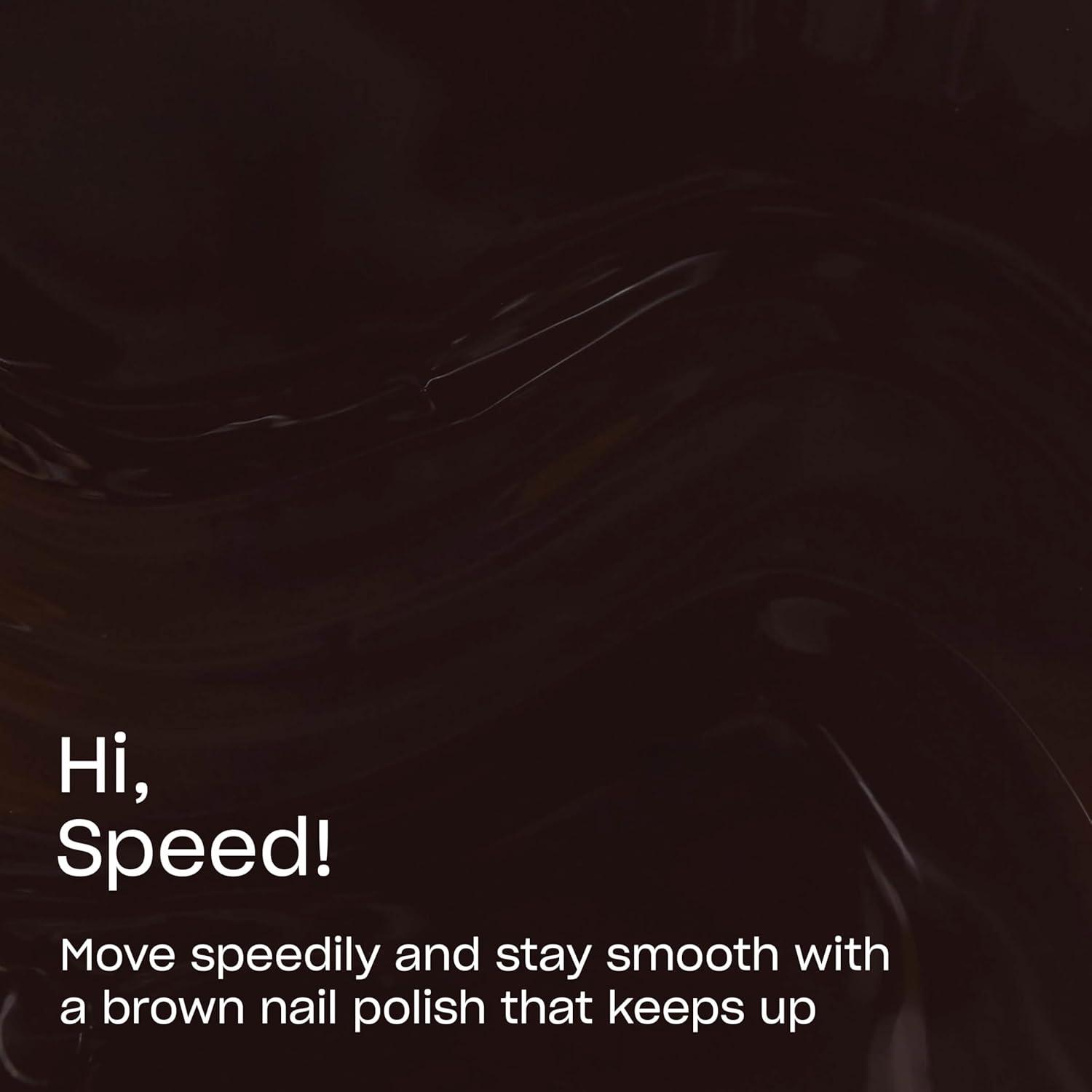 imageOPI RapiDry Quick Dry Nail Polish Colors Opaque Crme amp Shimmer Winter Shades Smudge Proof and Fast Drying in 60 Seconds Vegan Formula Snow Time to Waste Holiday 2025Hi Speed Deep Espresso Brown