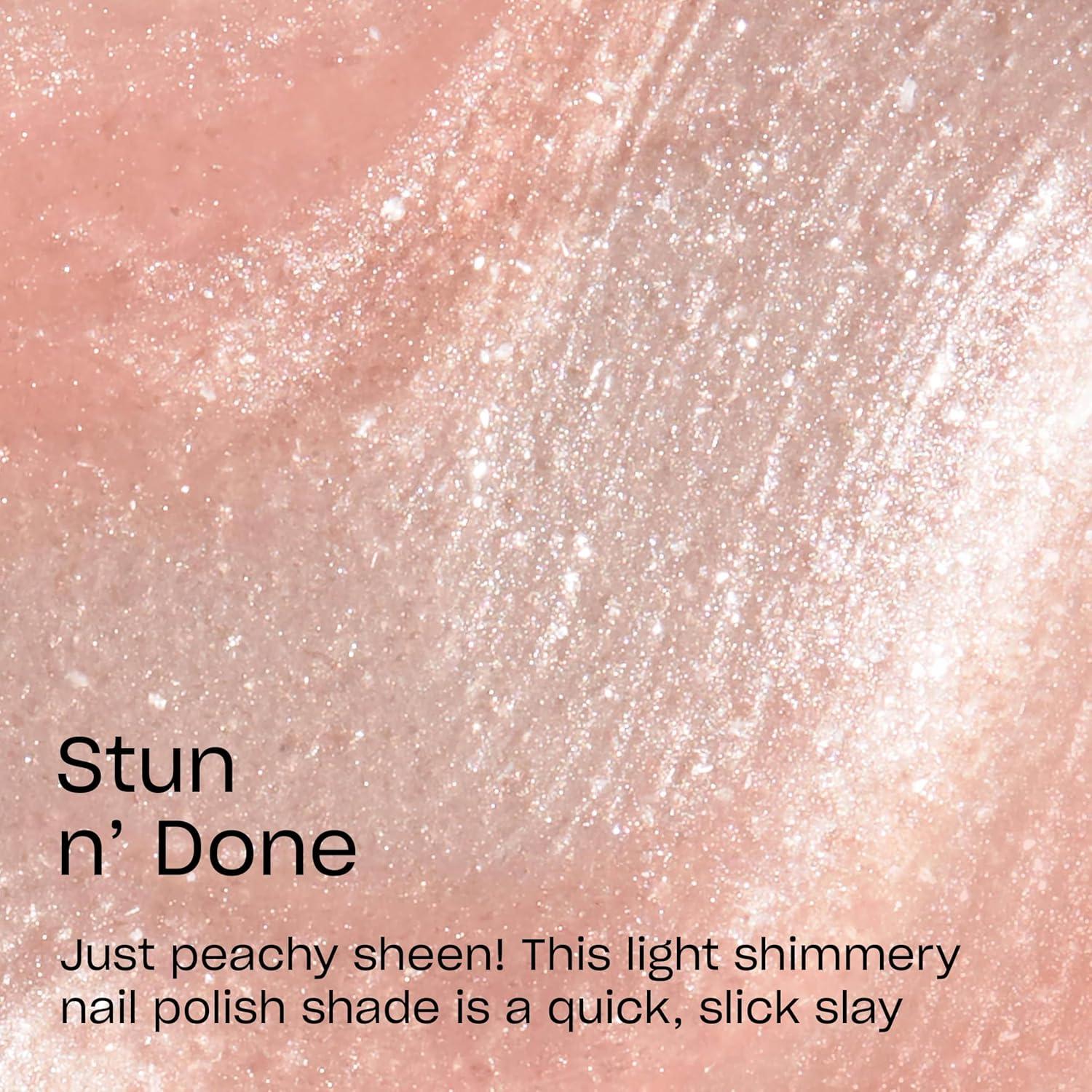 imageOPI RapiDry Quick Dry Nail Polish Colors Opaque Crme amp Shimmer Winter Shades Smudge Proof and Fast Drying in 60 Seconds Vegan Formula Snow Time to Waste Holiday 2025Stun n Done Light Pink Shimmer