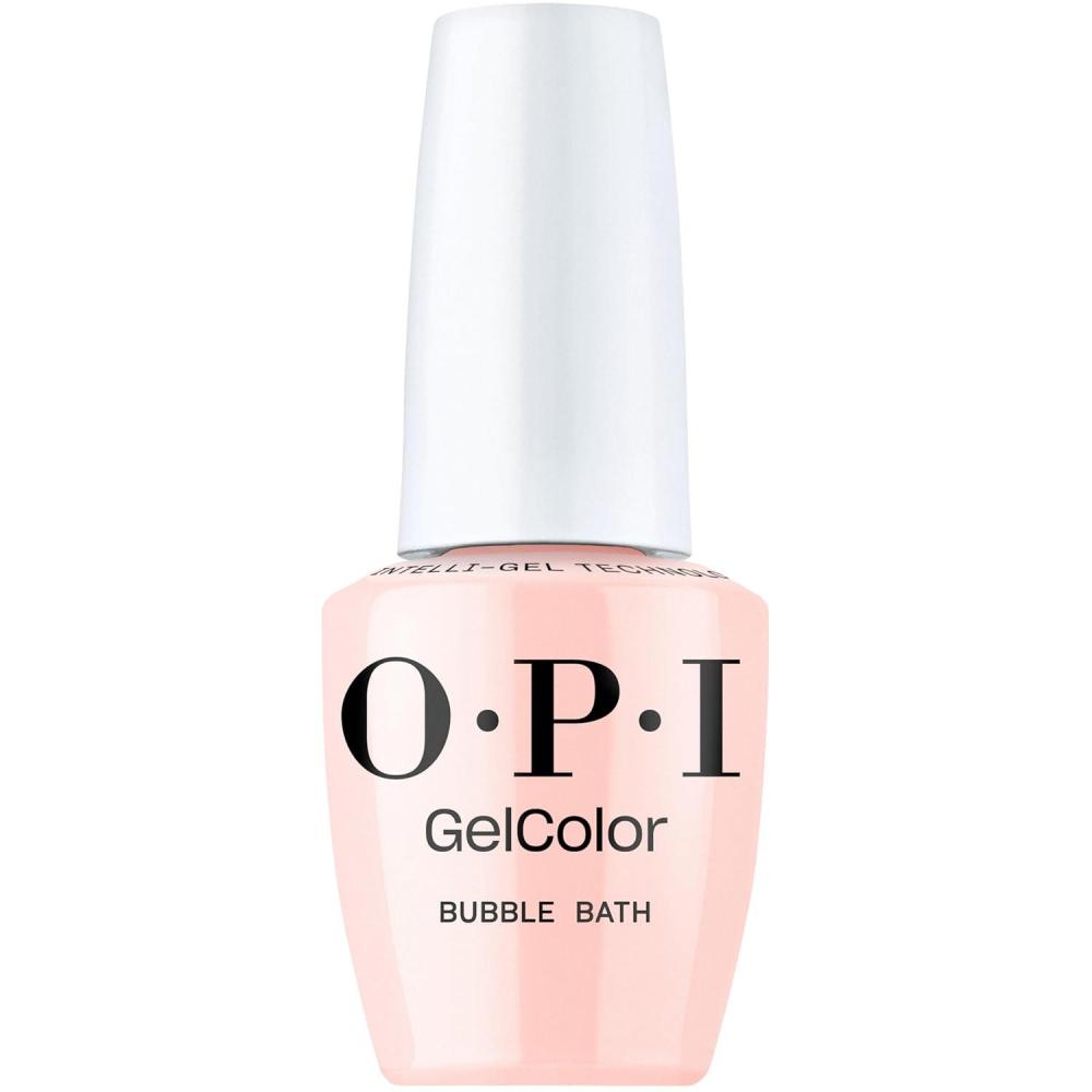 imageOPI GelColor LED Cure Gel Nail Polish Nude amp Brown Shades SalonQuality Shine LongLasting Wear Easily Soak Off Removal Vegan amp HEMA Free 05 Fl OzBubble Bath Sheer Nude Pink