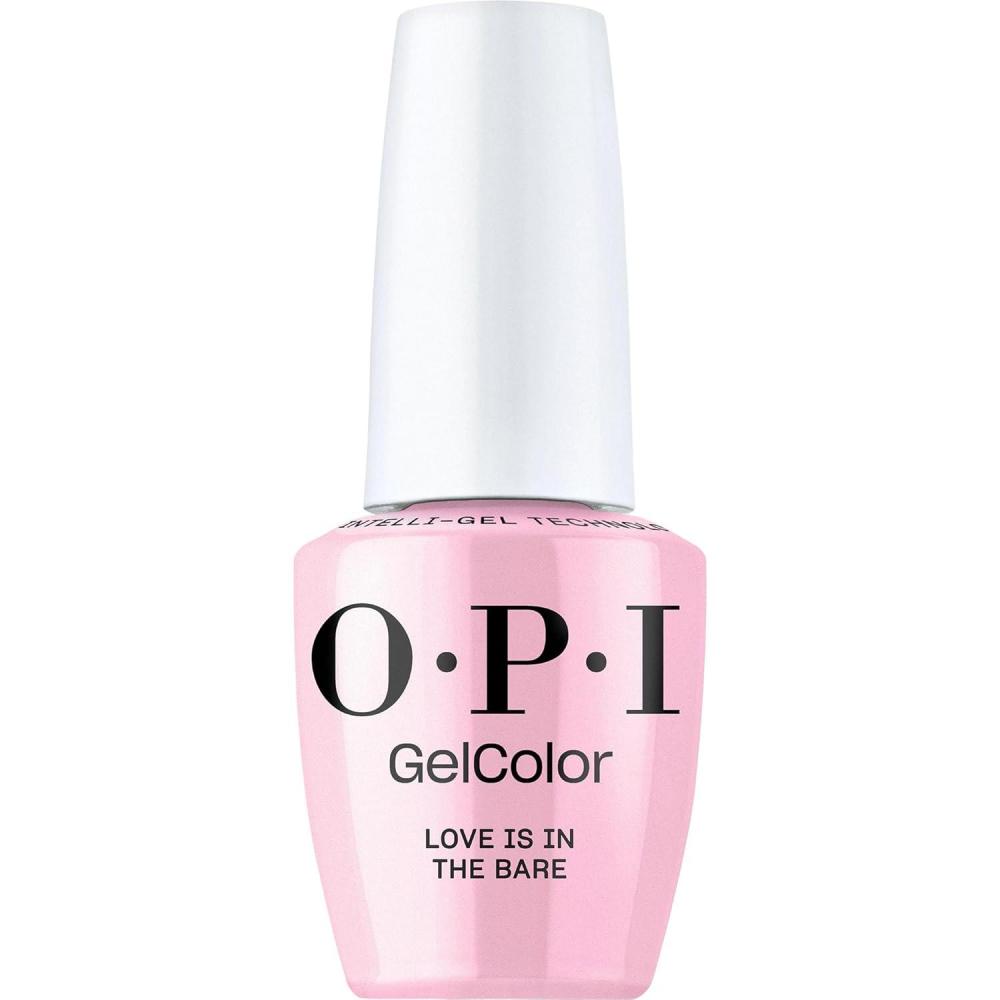 imageOPI GelColor LED Cure Gel Nail Polish Nude amp Brown Shades SalonQuality Shine LongLasting Wear Easily Soak Off Removal Vegan amp HEMA Free 05 Fl OzLove is in the Bare Sheer Soft Pink