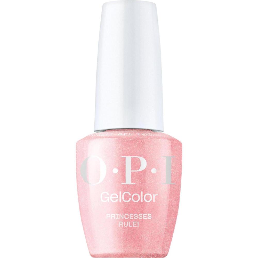 imageOPI GelColor LED Cure Gel Nail Polish Pink amp Purple Shades SalonQuality Shine LongLasting Wear Easily Soak Off Removal Vegan amp HEMA Free 05 Fl OzPrincesses Rule Sheer Cool Pink Shimmer