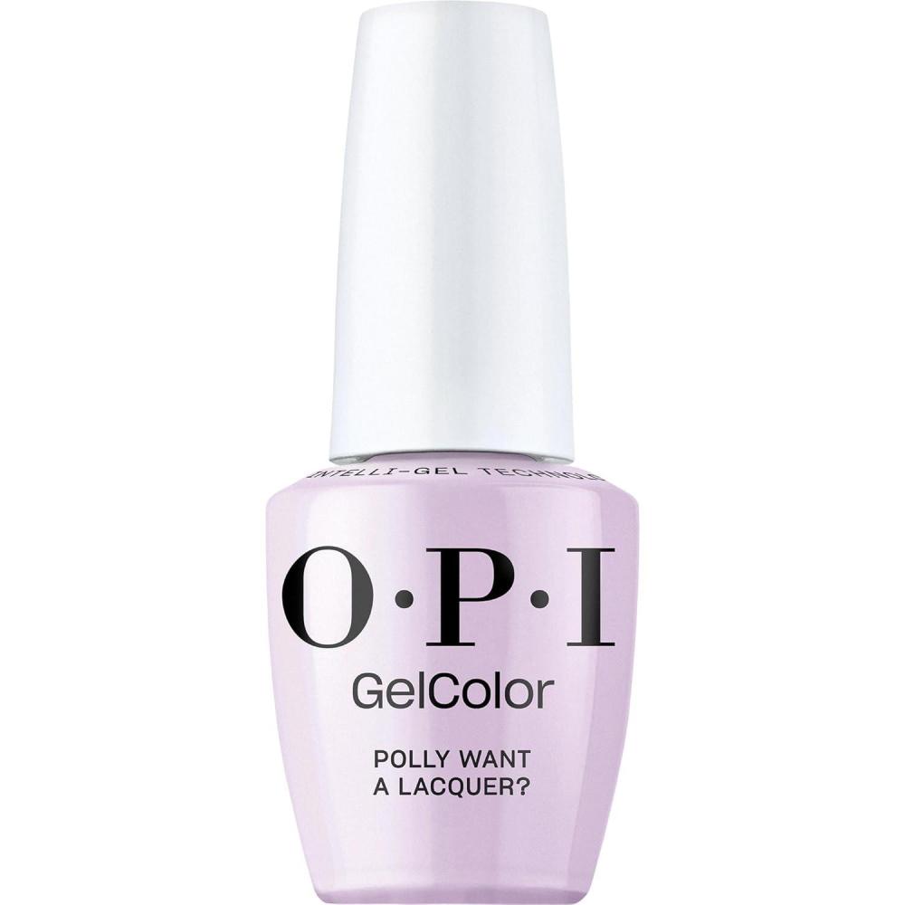 imageOPI GelColor LED Cure Gel Nail Polish Pink amp Purple Shades SalonQuality Shine LongLasting Wear Easily Soak Off Removal Vegan amp HEMA Free 05 Fl OzPolly Want a Lacquer Opaque Light Purple