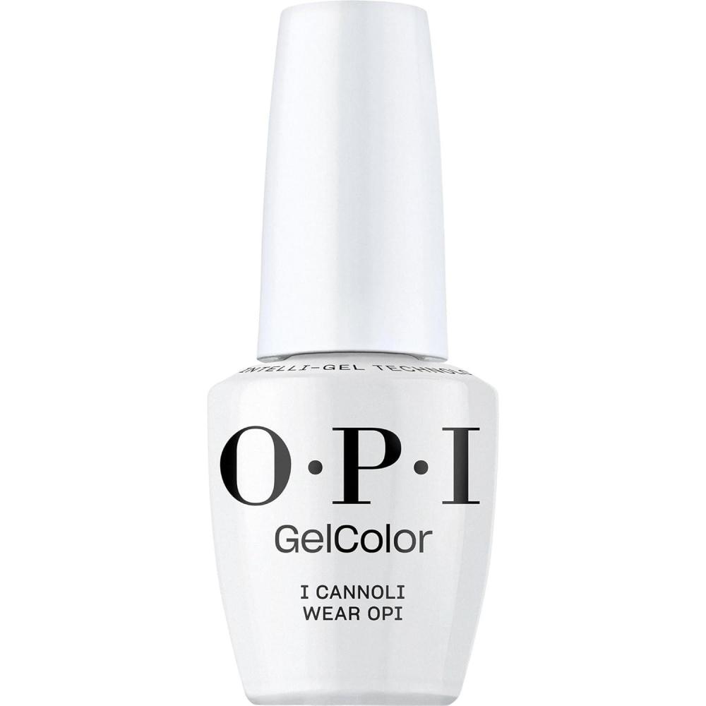 imageOPI GelColor LED Cure Gel Nail Polish  White Gray amp Black Shades  SalonQuality Shine LongLasting Wear  Easily Soak Off Removal  Vegan amp HEMA Free  05 Fl OzI Cannoli Wear OPI  Opaque Soft Gray