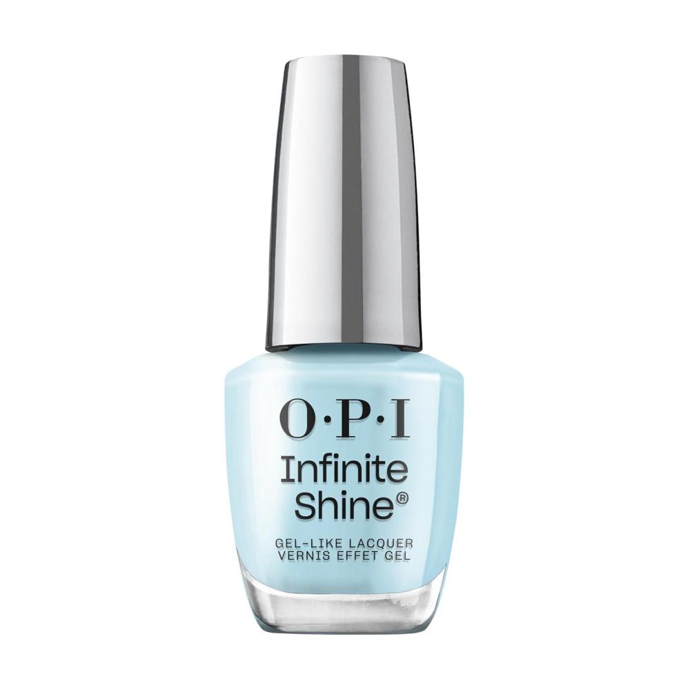 imageOPI Infinite Shine Nail Polish  Blues amp Greens  Gellike Wear amp Shine  Vegan Long Lasting Streak FreeTotally Tubluear  Opaque Soft Bright Blue Gray