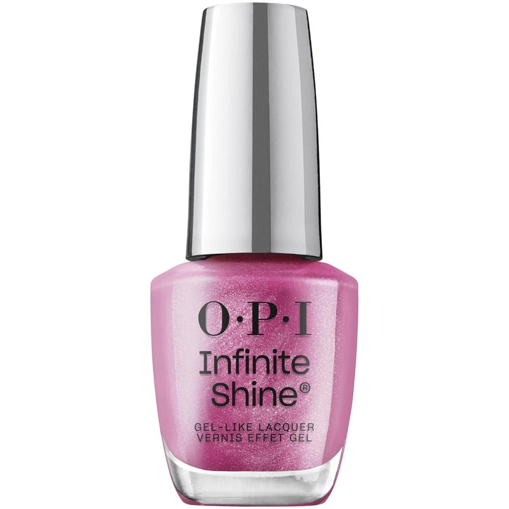 imageOPI Infinite Shine Nail Polish Pinks amp Purples Gellike Wear amp Shine Vegan Long Lasting Streak FreeLip Pink Battle