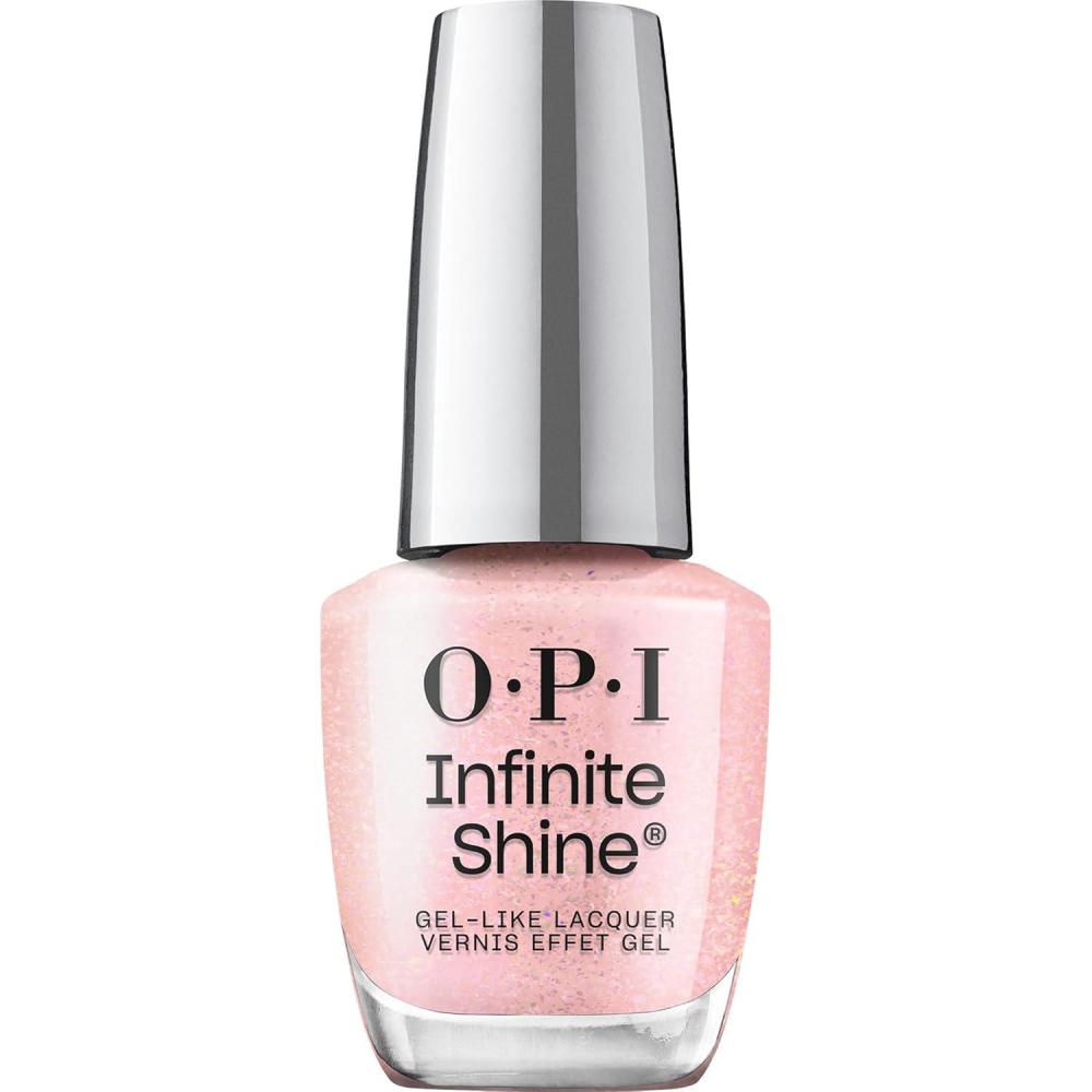 imageOPI Infinite Shine Nail Polish Pinks amp Purples Gellike Wear amp Shine Vegan Long Lasting Streak FreeSneak a Pink